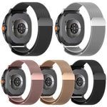 Confezione da 5 cinturini magnetici in metallo Milanese xDfind per orologio, For Galaxy Watch8 / 8 Classic