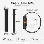 Confezione da 5 cinturini magnetici in metallo Milanese xDfind per orologio, For Galaxy Watch8 / 8 Classic