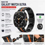 Confezione da 5 cinturini per orologio in acciaio inossidabile con fibbia a farfalla xDfin, For Galaxy Watch Ultra / Ultra 2025, For Galaxy Watch8 / 8 Classic