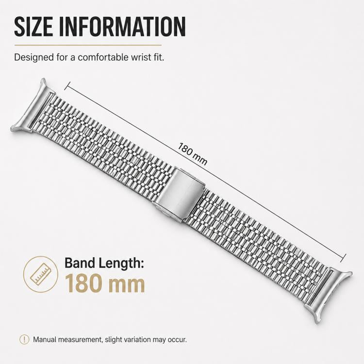 Confezione da 5 cinturini per orologio in acciaio inossidabile con fibbia a sette perline xDfind, For Galaxy Watch8 / 8 Classic