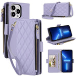 Borsa a tracolla con cerniera e 9 scomparti per carte di credito, custodia per telefono in pelle vegana., For iPhone 13 Pro, For iPhone 12 Pro Max