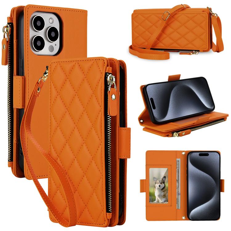 Borsa a tracolla con cerniera e 9 scomparti per carte di credito, custodia per telefono in pelle vegana., For iPhone 13 Pro, For iPhone 12 Pro Max