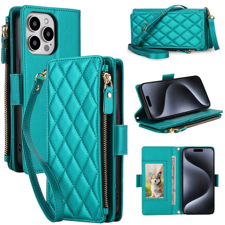 Borsa a tracolla con cerniera e 9 scomparti per carte di credito, custodia per telefono in pelle vegana., For iPhone 13 Pro, For iPhone 12 Pro Max