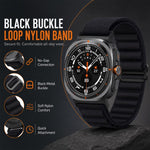 Confezione da 5 cinturini per orologio in nylon con fibbia nera xDfind, For Galaxy Watch Ultra / Ultra 2025, For Galaxy Watch8 / 8 Classic