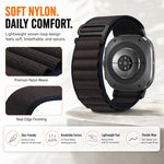Confezione da 5 cinturini per orologio in nylon con fibbia nera xDfind, For Galaxy Watch Ultra / Ultra 2025, For Galaxy Watch8 / 8 Classic