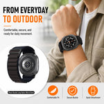 Confezione da 5 cinturini per orologio in nylon con fibbia nera xDfind, For Galaxy Watch Ultra / Ultra 2025, For Galaxy Watch8 / 8 Classic