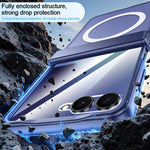 Custodia magnetica integrata con finitura opaca effetto pelle., For Galaxy Z Flip7 5G