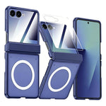 Custodia magnetica integrata con finitura opaca effetto pelle., For Galaxy Z Flip7 5G