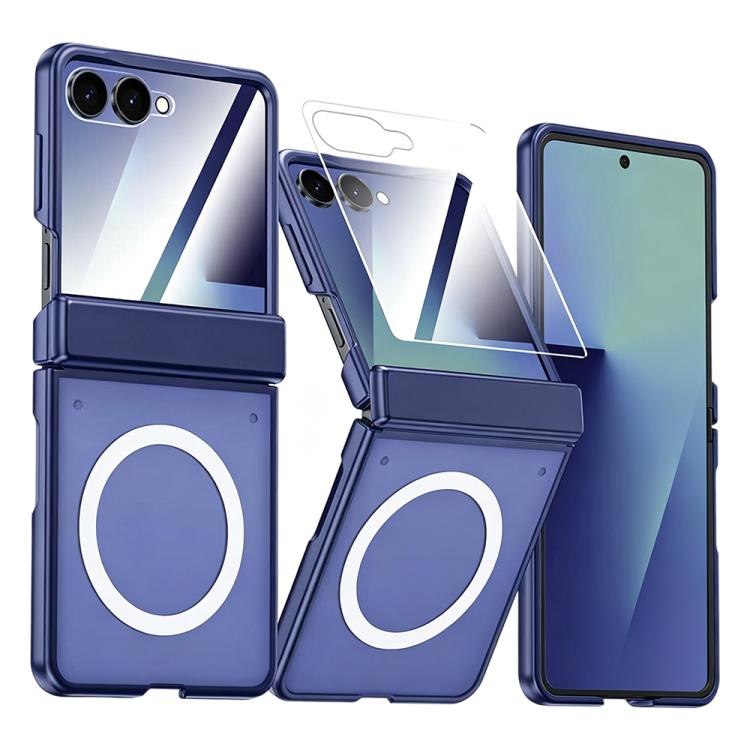 Custodia magnetica integrata con finitura opaca effetto pelle., For Galaxy Z Flip7 5G