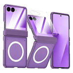 Custodia magnetica integrata con finitura opaca effetto pelle., For Galaxy Z Flip7 5G