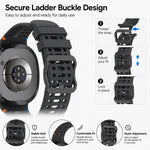 Confezione da 5 cinturini per orologio in silicone con fibbia a scala xDfind, For Galaxy Watch8 / 8 Classic