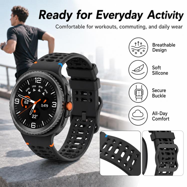 Confezione da 5 cinturini per orologio in silicone con fibbia a scala xDfind, For Galaxy Watch8 / 8 Classic