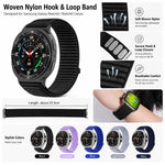 Confezione da 5 cinturini per orologio xDfind in nylon intrecciato con chiusura a strappo, For Galaxy Watch8 / 8 Classic