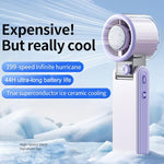 Y31 Portable Mini Foldable Handheld Digital Display Cooling Fan