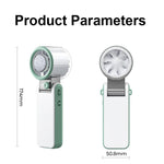 Y31 Portable Mini Foldable Handheld Digital Display Cooling Fan