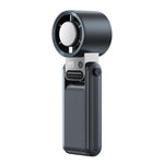 Y38 199-Level Smart Digital Display Sliding Adjustment Mini Tri-Fold Handheld Cooling Fan