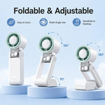 Ventilatore portatile mini pieghevole Y39 con display digitale