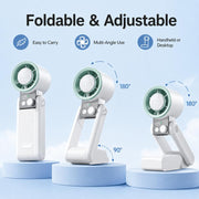 Ventilatore portatile mini pieghevole Y39 con display digitale