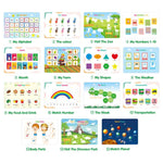 Libro interattivo Montessori per l'educazione prescolare dei bambini