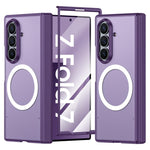 Custodia magnetica integrata con finitura opaca effetto pelle., For Galaxy Z Fold7 5G