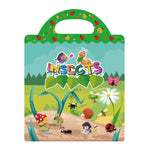 Adesivi impermeabili e riutilizzabili fai-da-te per l'educazione prescolare dei bambini, Animals T01, Traffic T02, Dinosaur T03, Space T04, Body T05, Ocean T06, Princess T07, Insect T08, Farm T09, Four Seasons T10, Easter T13                           ...