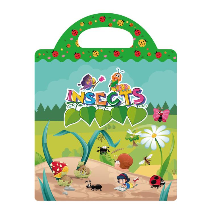 Adesivi impermeabili e riutilizzabili fai-da-te per l'educazione prescolare dei bambini, Animals T01, Traffic T02, Dinosaur T03, Space T04, Body T05, Ocean T06, Princess T07, Insect T08, Farm T09, Four Seasons T10, Easter T13                           ...