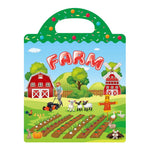 Adesivi impermeabili e riutilizzabili fai-da-te per l'educazione prescolare dei bambini, Animals T01, Traffic T02, Dinosaur T03, Space T04, Body T05, Ocean T06, Princess T07, Insect T08, Farm T09, Four Seasons T10, Easter T13                           ...