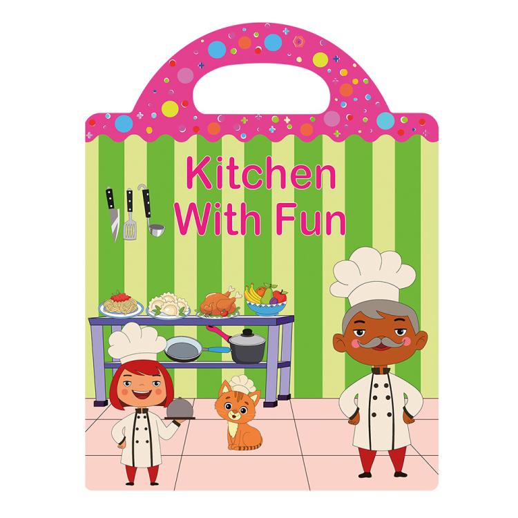 Adesivi impermeabili e riutilizzabili fai-da-te per l'educazione prescolare dei bambini, Animals T01, Traffic T02, Dinosaur T03, Space T04, Body T05, Ocean T06, Princess T07, Insect T08, Farm T09, Four Seasons T10, Easter T13                           ...