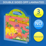 Adesivi impermeabili e riutilizzabili fai-da-te per l'educazione prescolare dei bambini, Animals T01, Traffic T02, Dinosaur T03, Space T04, Body T05, Ocean T06, Princess T07, Insect T08, Farm T09, Four Seasons T10, Easter T13                           ...