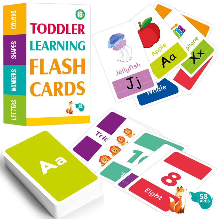 58 carte / Set Montessori per bambini piccoli, schede didattiche per l'apprendimento precoce, K01, K02, K03, K06, K07, K08, K09
