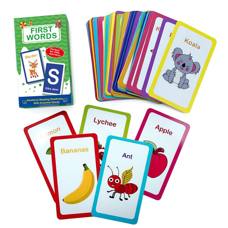 58 carte / Set Montessori per bambini piccoli, schede didattiche per l'apprendimento precoce, K01, K02, K03, K06, K07, K08, K09