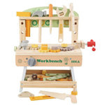 Simulazione fai-da-te, gioco di ruolo per bambini, banco da lavoro multifunzionale in legno.