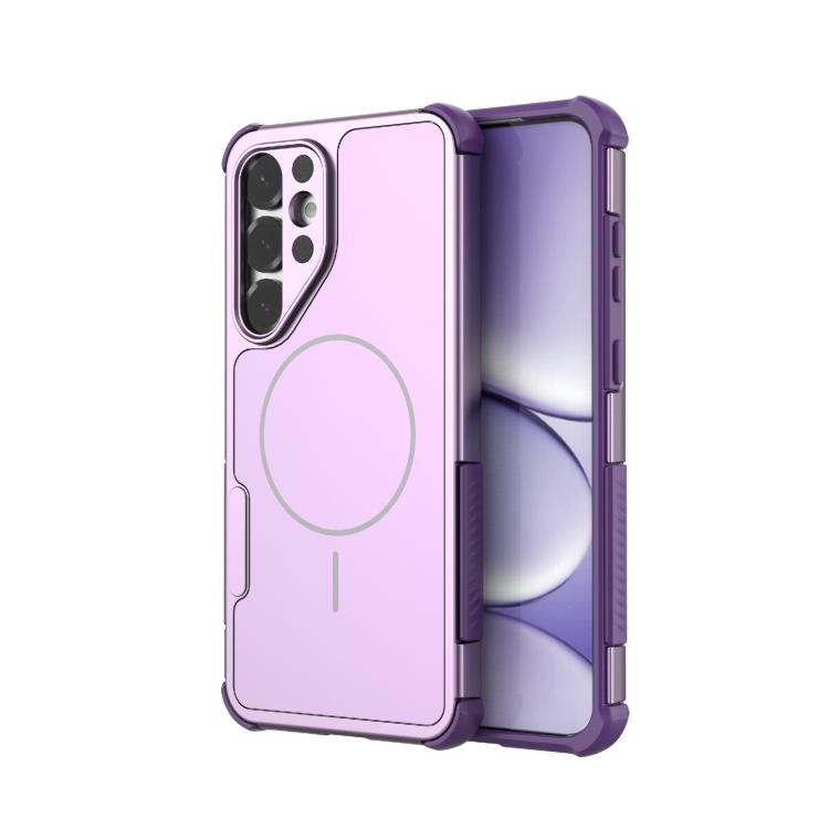 Custodia per telefono MagSafe in TPU + PC antiurto e dissipazione del calore., For Galaxy S26+ 5G, For Galaxy S26 Ultra 5G, For Galaxy S26 5G, For Galaxy S25 5G, For Galaxy S25+ 5G, For Galaxy S25 Ultra 5G