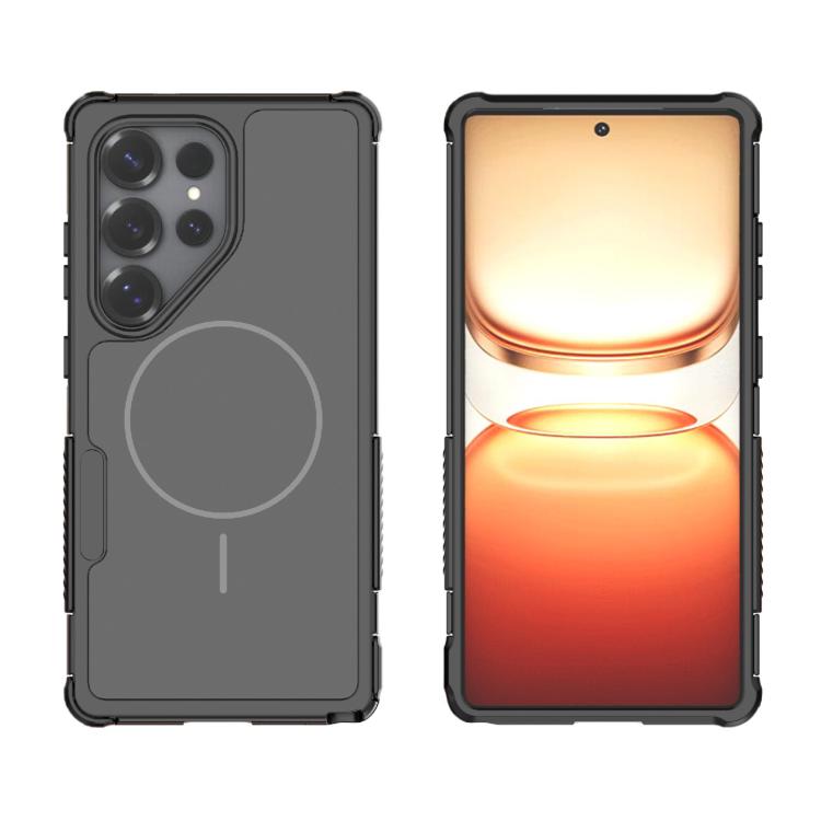 Custodia per telefono MagSafe in TPU + PC antiurto e dissipazione del calore., For Galaxy S26+ 5G, For Galaxy S26 Ultra 5G, For Galaxy S26 5G, For Galaxy S25 5G, For Galaxy S25+ 5G, For Galaxy S25 Ultra 5G