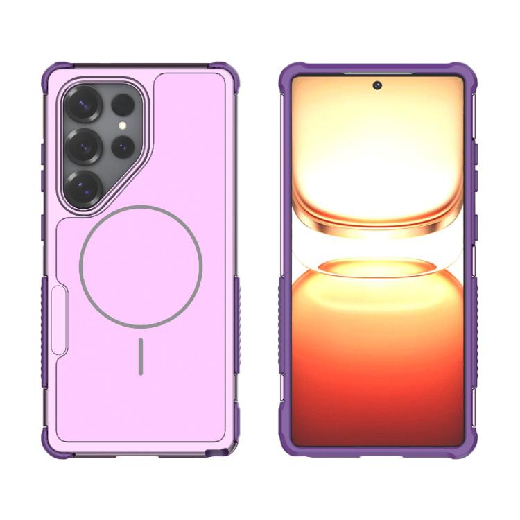 Custodia per telefono MagSafe in TPU + PC antiurto e dissipazione del calore., For Galaxy S26+ 5G, For Galaxy S26 Ultra 5G, For Galaxy S26 5G, For Galaxy S25 5G, For Galaxy S25+ 5G, For Galaxy S25 Ultra 5G