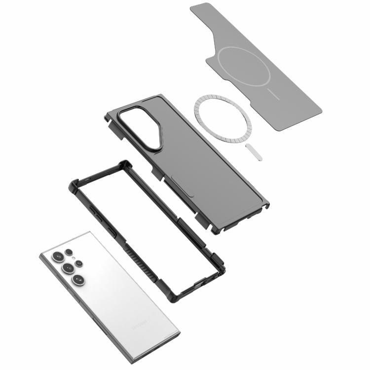 Custodia per telefono MagSafe in TPU + PC antiurto e dissipazione del calore., For Galaxy S24 Ultra 5G, For Galaxy S24 5G