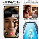 Occhiali intelligenti CY03 con intelligenza artificiale, fotocamera HD da 8 MP, registrazione video, trasmissione Wi-Fi e assistente vocale AI., Anti Blue Light Lens, Sunglasses