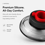 XDcase Set di 6 inserti auricolari in TPU di ricambio e kit di spugnette, taglie S/M/L, S/M/L Size