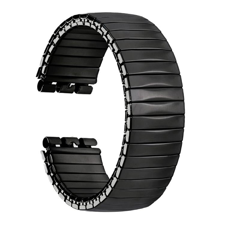 Cinturino per orologio xDfind trapezoidale in acciaio inossidabile con molla elastica, For Swatch 17mm