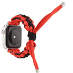 Cinturino intrecciato in corda per ombrello, For Apple Series 7 41mm / 6 & SE & 5 & 4 40mm / 3 & 2 & 1 38mm, For Apple Series 7 45mm / 6 & SE & 5 & 4 44mm / 3 & 2 & 1 42mm