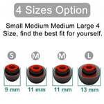 Kit di 4 inserti auricolari in silicone di ricambio XDcase, taglie S/M/M/L, 4PCS S/M/M/L Size