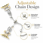 Bracciale a catena Line Cat, cinturino in metallo per orologio, For Apple Watch 46mm / 49mm / 45mm / 44mm, For Apple Watch 42mm / 41mm / 40mm / 38mm