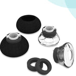 XDcase Set di 6 inserti auricolari in TPU di ricambio e kit di spugnette, taglie S/M/L, S/M/L Size
