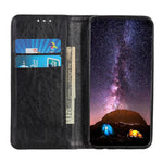 Custodia portafoglio in pelle con slot carte e supporto