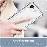 WANLONFENG - Custodia per telefono in TPU acrilico con pulsanti galvanizzati e protezione per lo schermo, For iPhone 17e / 16e, For iPhone 17 Pro Max, For iPhone 17 Pro, For iPhone 17, For iPhone Air, For iPhone 16 Pro Max, For iPhone 16 Pro           ...