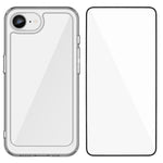 WANLONFENG - Custodia per telefono in TPU acrilico con pulsanti galvanizzati e protezione per lo schermo, For iPhone 17e / 16e, For iPhone 17 Pro Max, For iPhone 17 Pro, For iPhone 17, For iPhone Air, For iPhone 16 Pro Max, For iPhone 16 Pro           ...