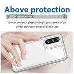 WANLONFENG - Custodia per telefono in TPU acrilico con pulsanti galvanizzati e protezione per lo schermo, For Galaxy A36 5G, For Galaxy A16 4G / 5G, For Galaxy S25 5G, For Galaxy S25+ 5G, For Galaxy A55 5G, For Galaxy A35 5G, For Galaxy S24+ 5G        ...