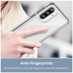 WANLONFENG - Custodia per telefono in TPU acrilico con pulsanti galvanizzati e protezione per lo schermo, For Galaxy A36 5G, For Galaxy A16 4G / 5G, For Galaxy S25 5G, For Galaxy S25+ 5G, For Galaxy A55 5G, For Galaxy A35 5G, For Galaxy S24+ 5G        ...