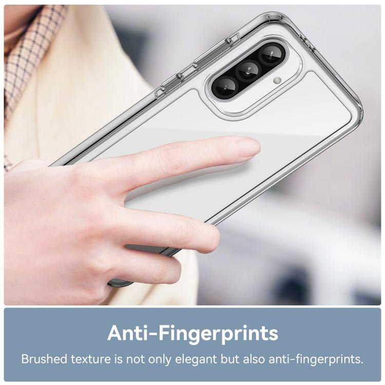 WANLONFENG - Custodia per telefono in TPU acrilico con pulsanti galvanizzati e protezione per lo schermo, For Galaxy A36 5G, For Galaxy A16 4G / 5G, For Galaxy S25 5G, For Galaxy S25+ 5G, For Galaxy A55 5G, For Galaxy A35 5G, For Galaxy S24+ 5G        ...