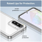 WANLONFENG - Custodia per telefono in TPU acrilico con pulsanti galvanizzati e protezione per lo schermo, For Galaxy A36 5G, For Galaxy A16 4G / 5G, For Galaxy S25 5G, For Galaxy S25+ 5G, For Galaxy A55 5G, For Galaxy A35 5G, For Galaxy S24+ 5G        ...